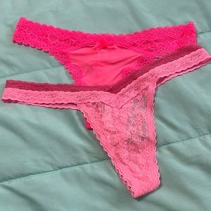 Victoria’s Secret 2 size medium thongs